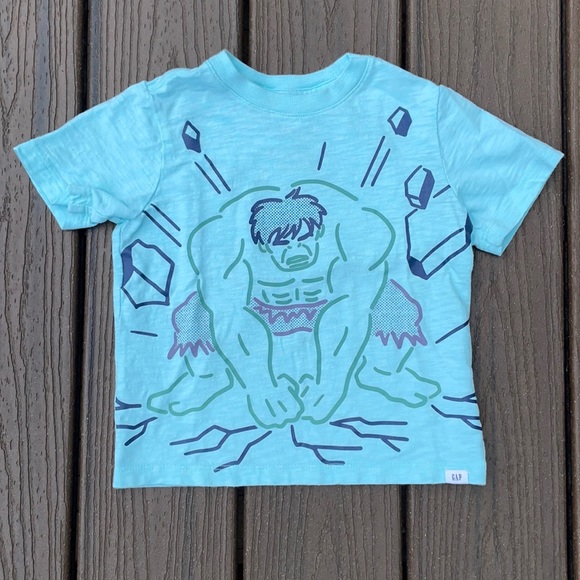 Gap Boys Hulk Short Sleeve T Shirt 